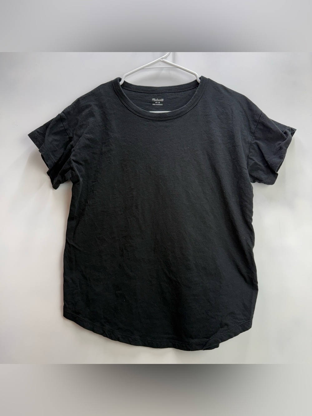 Madewell Women’s Black Lightweight Cotton T-Shirt